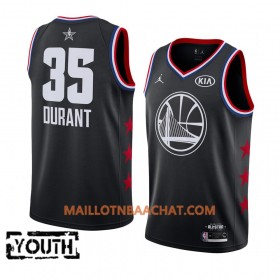 Maillot NBA Golden State Warriors Kevin Durant 35 2019 All-Star Jordan Brand Noir Swingman - Enfant